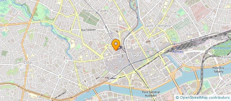 localisation de l'entreprise LES ALIZES à NANTES