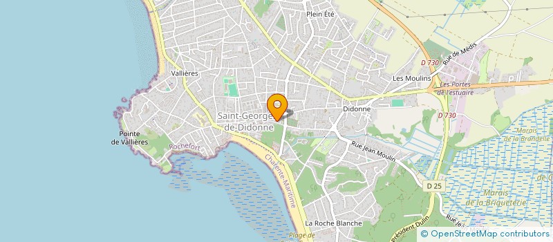 localisation de l'entreprise LES ALIZES  SAINT-GEORGES-DE-DIDONNE