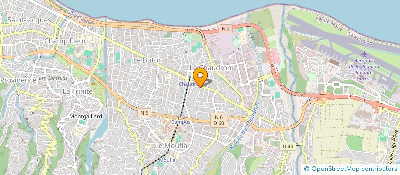 localisation de l'entreprise LES ALIZES à SAINT-DENIS