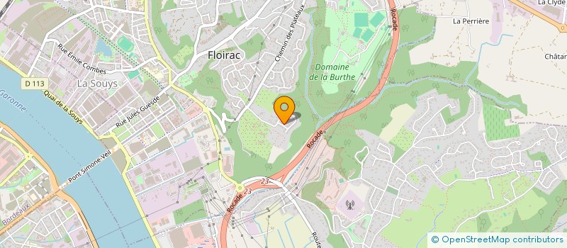 localisation de l'entreprise LES ALIZES  FLOIRAC