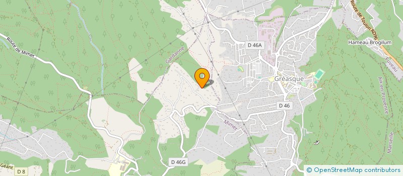 localisation de l'entreprise LES ALIZES  MIMET