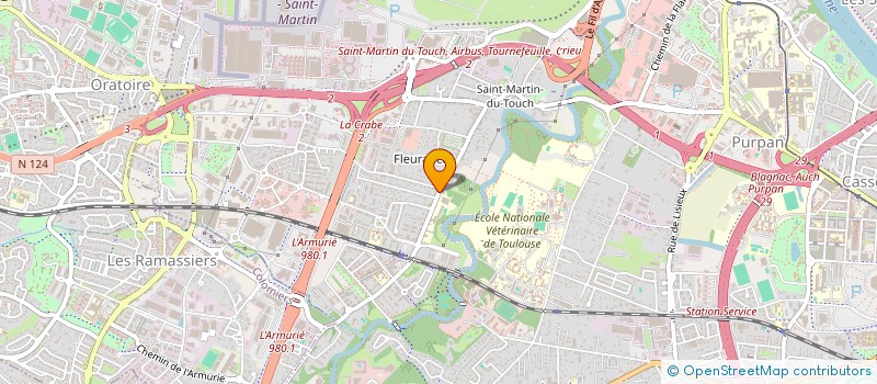 localisation de l'entreprise LES ALIZES II à TOULOUSE