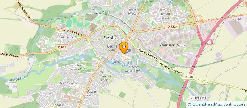 localisation de l'entreprise LES ALLANT VERS  SENLIS