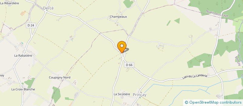 localisation de l'entreprise LES ALLANTS  PRINCAY