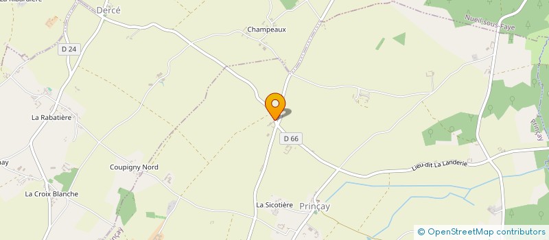 localisation de l'entreprise LES ALLANTS BAB  PRINCAY