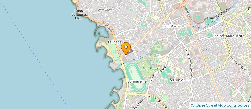 localisation de l'entreprise LES ALLEES DE LA REYNARDE à MARSEILLE