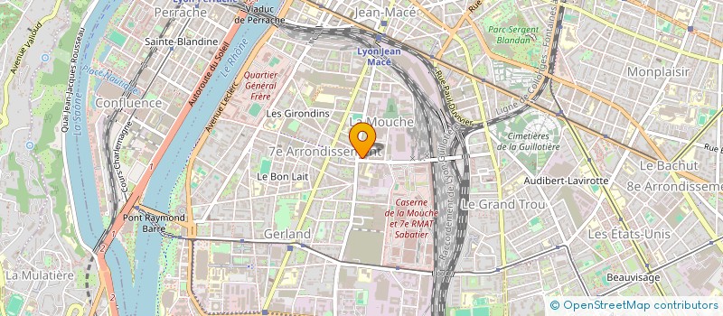 localisation de l'entreprise LES ALLEES DOREES  LYON