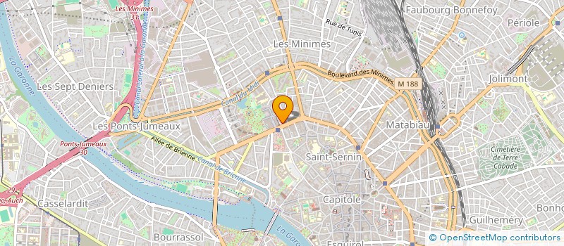 localisation de l'entreprise LES ALLEES DU MOULIN à TOULOUSE
