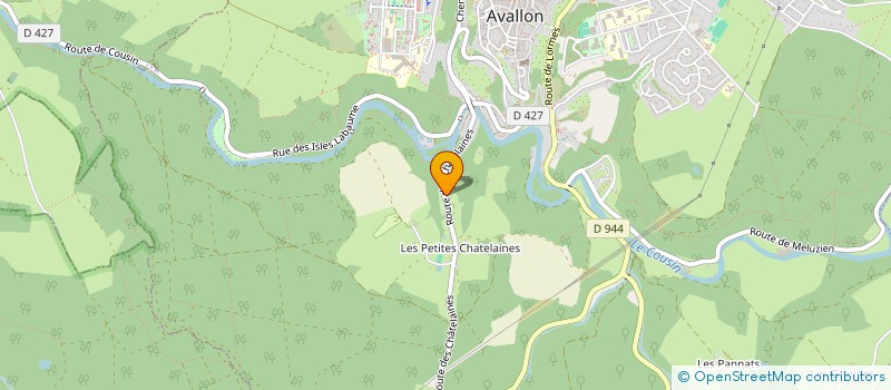 localisation de l'entreprise LES ALLEUX à AVALLON