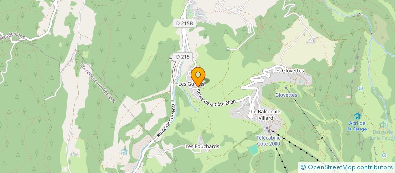 localisation de l'entreprise LES ALLIERES à VILLARD-DE-LANS