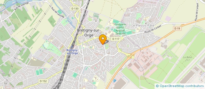 localisation de l'entreprise LES ALLIES DE LA SOLIDARITE DE BRETIGNY à BRETIGNY-SUR-ORGE