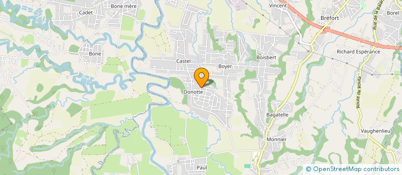 localisation de l'entreprise LES ALLIES DE VIE  LAMENTIN