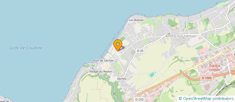 localisation de l'entreprise LES ALLOBROGES à THONON-LES-BAINS