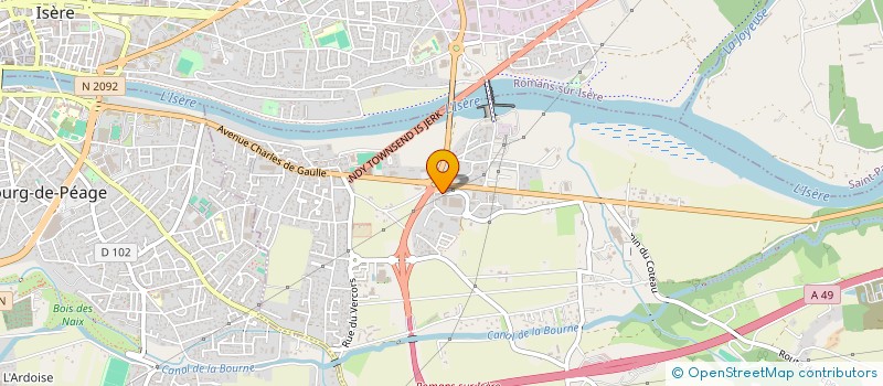 localisation de l'entreprise LES ALLOBROGES à CHATUZANGE-LE-GOUBET