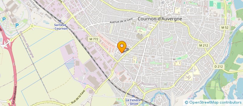 localisation de l'entreprise LES ALLOBROGES AMICALE DES SAVOYARDS EN AUVERGNE  COURNON-D'AUVERGNE