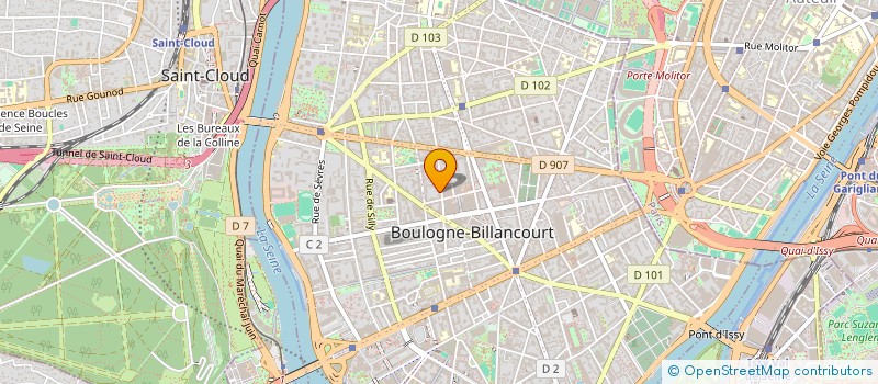 localisation de l'entreprise LES ALLOCATAIRES. à BOULOGNE-BILLANCOURT