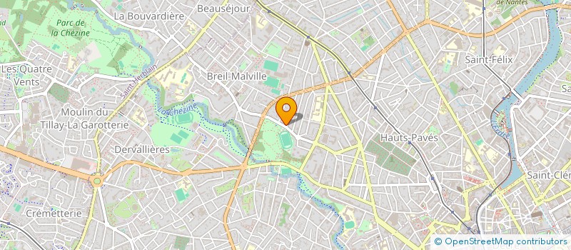 localisation de l'entreprise LES ALLUMES DU VOCAL (CHANT ET SCENE) à NANTES