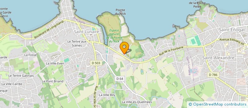 localisation de l'entreprise LES ALMADIES  SAINT-LUNAIRE