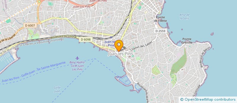 localisation de l'entreprise LES ALMADIES à ANTIBES