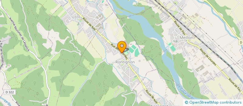 localisation de l'entreprise LES ALOES  RONTIGNON