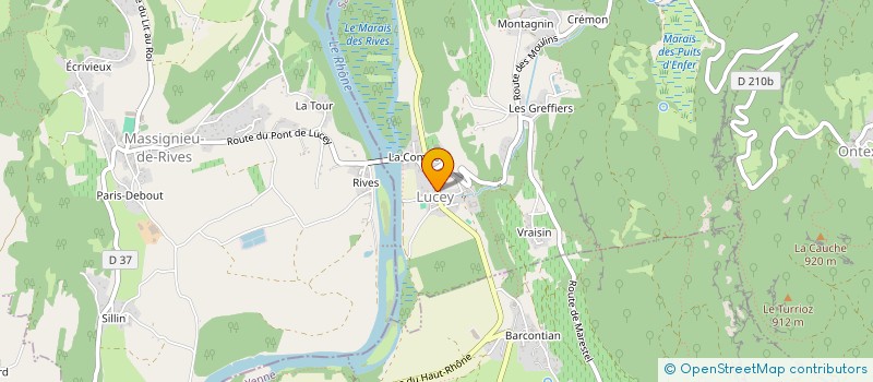 localisation de l'entreprise LES ALOES  LUCEY