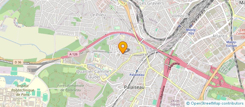 localisation de l'entreprise LES ALOUETTES à PALAISEAU