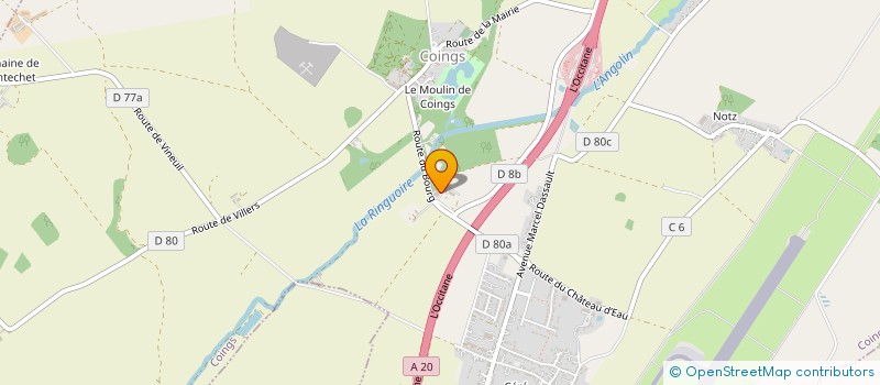 localisation de l'entreprise LES ALOUETTES à MONTIERCHAUME