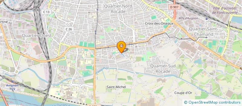 localisation de l'entreprise LES ALOUETTES  AVIGNON