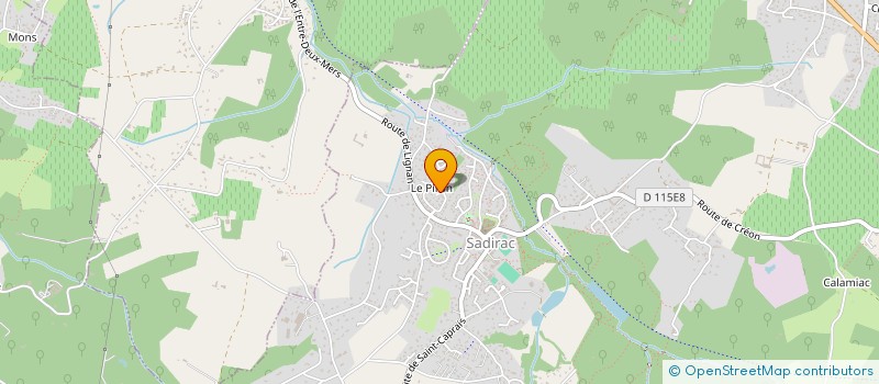 localisation de l'entreprise LES ALOUETTES  SADIRAC