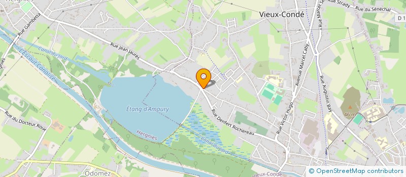 localisation de l'entreprise LES ALOUETTES DE VIEUX CONDE à VIEUX-CONDE