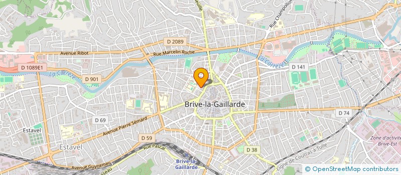 localisation de l'entreprise LES ALOUETTES DU COLLEGE D ARSONVAL  BRIVE-LA-GAILLARDE