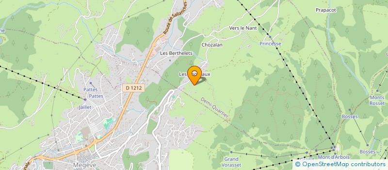 localisation de l'entreprise LES ALPAGES  DEMI-QUARTIER