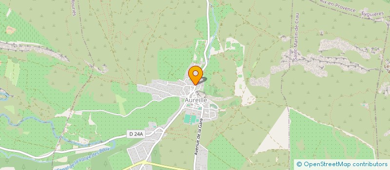 localisation de l'entreprise LES ALPAGES DE L'UBAYE  AUREILLE