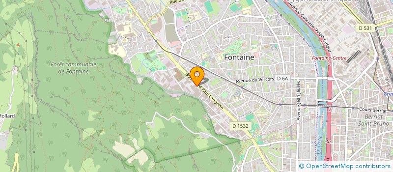 localisation de l'entreprise LES ALPAGES RESTAURATION TRAITEUR à FONTAINE