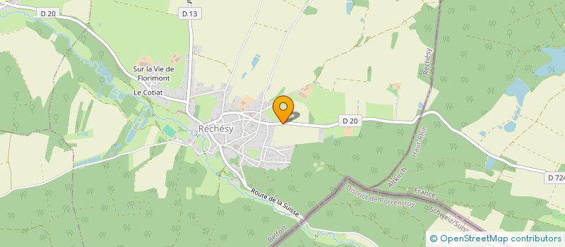 localisation de l'entreprise LES ALPAQUIS à RECHESY