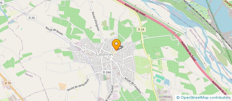 localisation de l'entreprise LES ALPES  CABANNES
