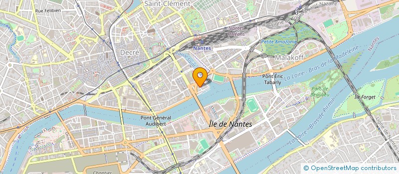 localisation de l'entreprise LES ALPHALT'ARTS à NANTES