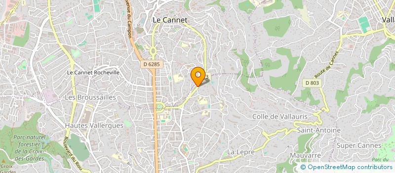 localisation de l'entreprise LES ALPILLES à CANNES