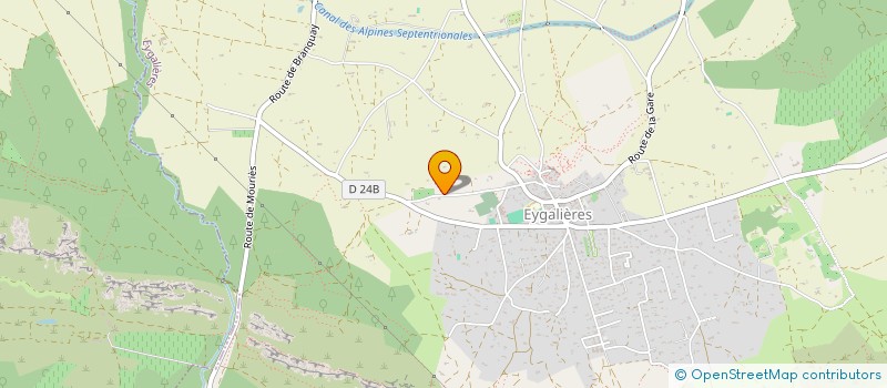 localisation de l'entreprise LES ALPILLES  EYGALIERES