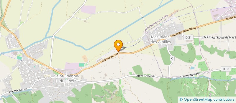 localisation de l'entreprise LES ALPILLES MARS  SAINT-ETIENNE-DU-GRES