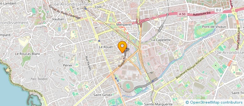 localisation de l'entreprise LES ALPILLES PROVENCE MEDITERRANEE à MARSEILLE