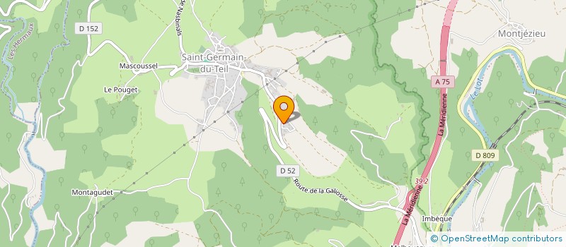 localisation de l'entreprise LES ALTER ECHOES  SAINT-GERMAIN-DU-TEIL