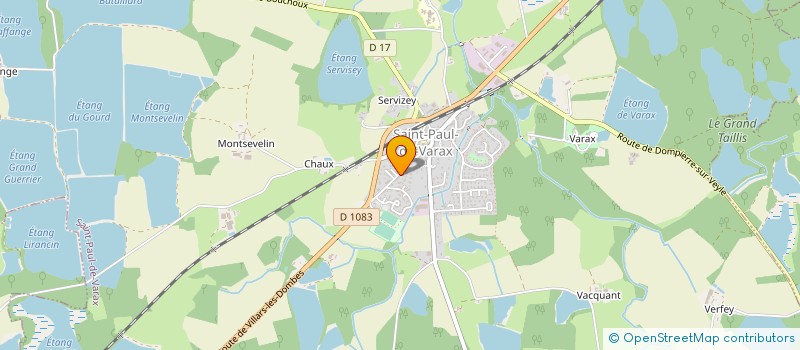 localisation de l'entreprise LES ALTESSES  SAINT-PAUL-DE-VARAX