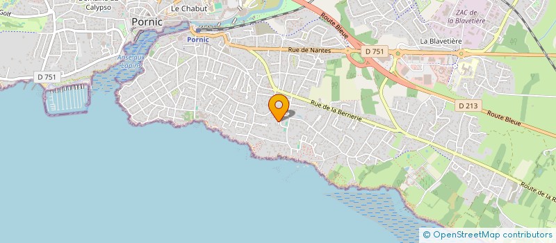 localisation de l'entreprise LES ALTHEAS  PORNIC