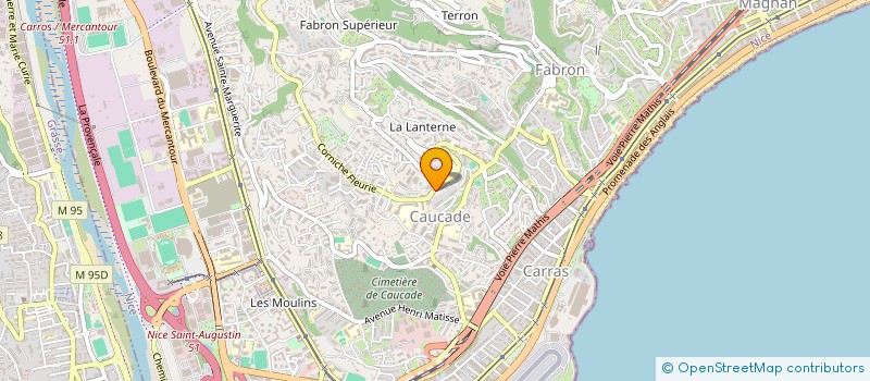 localisation de l'entreprise LES ALYSCAMPS à NICE