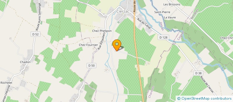 localisation de l'entreprise LES ALYZEES  CIERZAC