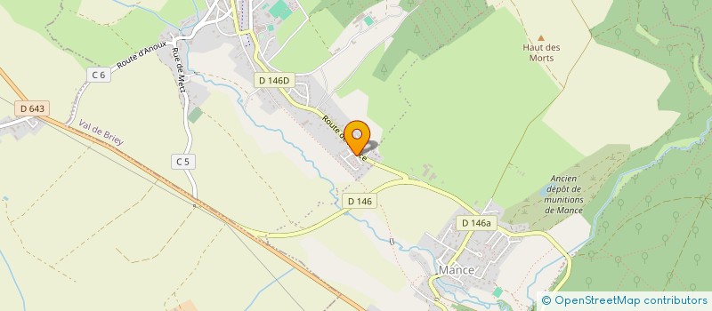 localisation de l'entreprise LES AMADEUS  VAL DE BRIEY