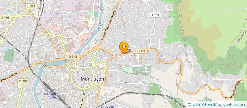 localisation de l'entreprise LES AMANDIERS à MONTLUCON