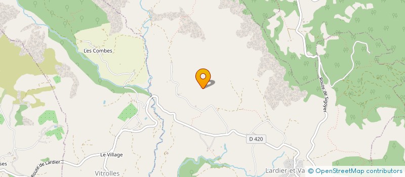 localisation de l'entreprise LES AMANDIERS  LARDIER-ET-VALENCA