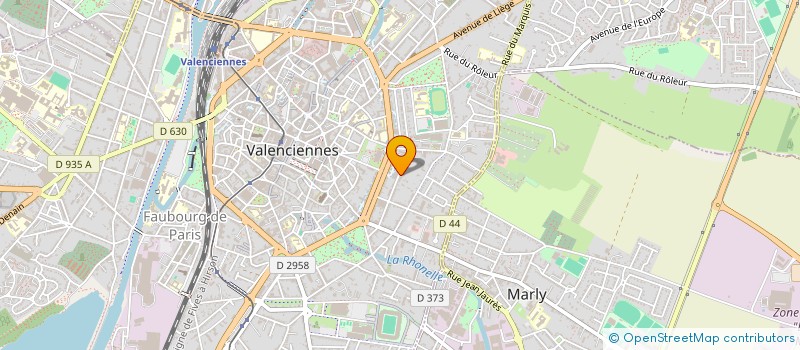 localisation de l'entreprise LES AMANDIERS  VALENCIENNES